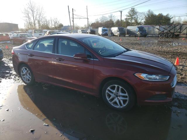 3FA6P0HD6ER260235 - 2014 FORD FUSION SE RED photo 4