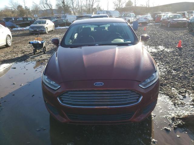 3FA6P0HD6ER260235 - 2014 FORD FUSION SE RED photo 5