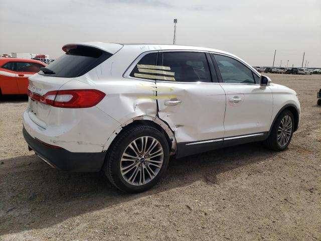 2LMPJ6LR3HBL53836 - 2017 LINCOLN MKX RESERVE أبيض صورة 3