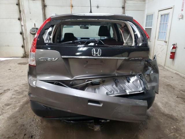 5J6RM4H55DL080462 - 2013 HONDA CR-V EX GRAY photo 6