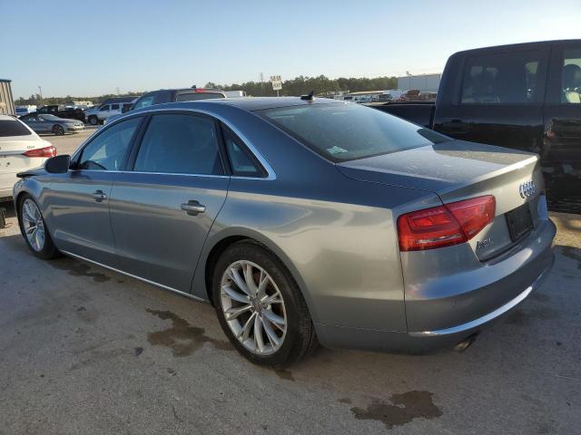 WAURGAFD4DN025413 - 2013 AUDI A8 L QUATTRO GRAY photo 2