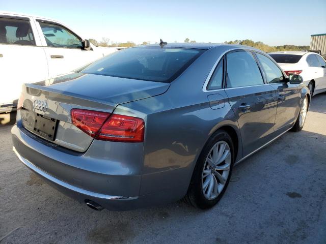 WAURGAFD4DN025413 - 2013 AUDI A8 L QUATTRO GRAY photo 3