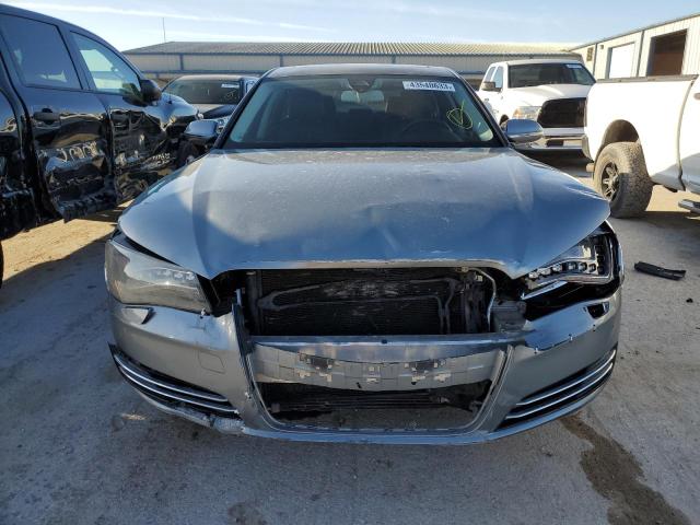 WAURGAFD4DN025413 - 2013 AUDI A8 L QUATTRO GRAY photo 5