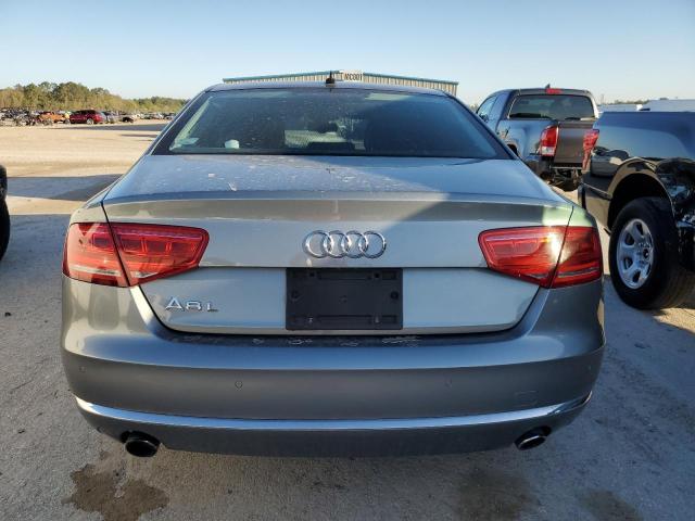 WAURGAFD4DN025413 - 2013 AUDI A8 L QUATTRO GRAY photo 6