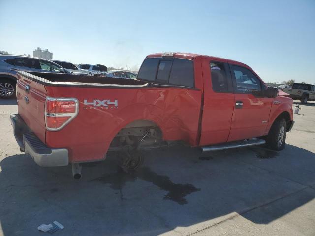 1FTFX1ET3CFC53586 - 2012 FORD F150 SUPER CAB RED photo 3