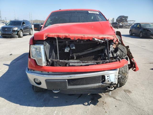 1FTFX1ET3CFC53586 - 2012 FORD F150 SUPER CAB RED photo 5