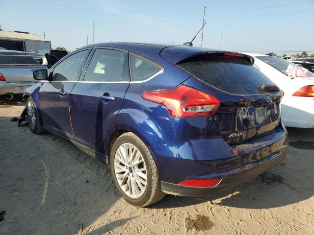 1FADP3N28GL227086 - 2016 FORD FOCUS TITANIUM BLUE photo 2