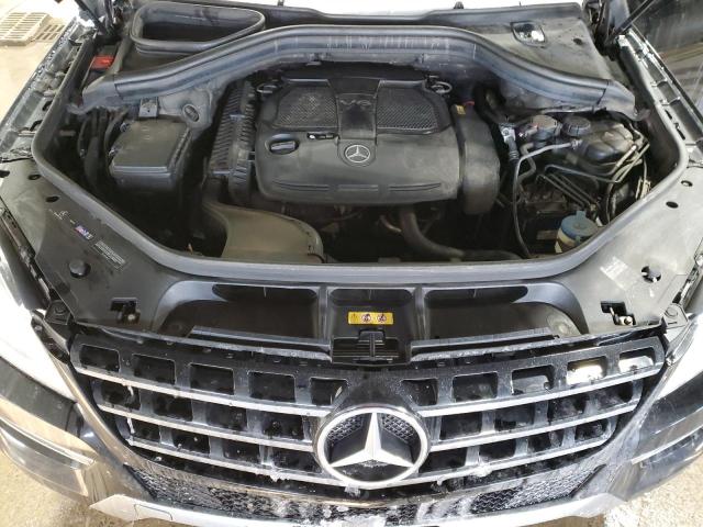 4JGDA5HB6CA064409 - 2012 MERCEDES-BENZ ML 350 4MATIC BLACK photo 12