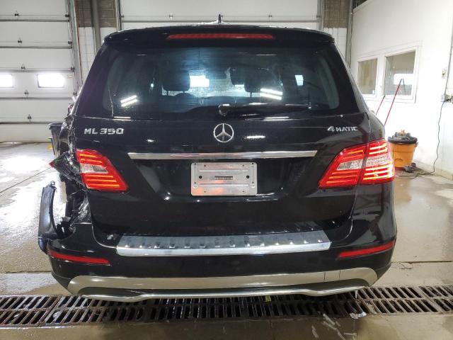 4JGDA5HB6CA064409 - 2012 MERCEDES-BENZ ML 350 4MATIC BLACK photo 6