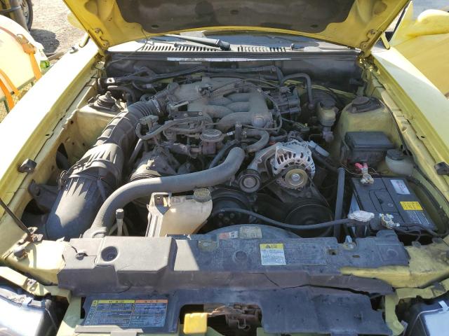 1FAFP404X2F234197 - 2002 FORD MUSTANG YELLOW photo 11