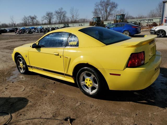 1FAFP404X2F234197 - 2002 FORD MUSTANG YELLOW photo 2