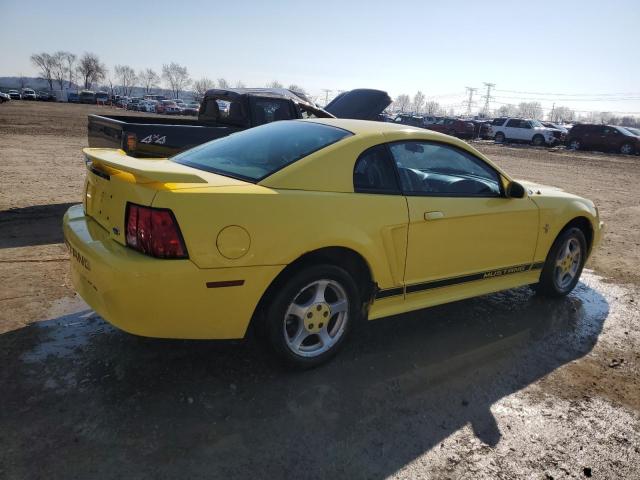 1FAFP404X2F234197 - 2002 FORD MUSTANG YELLOW photo 3