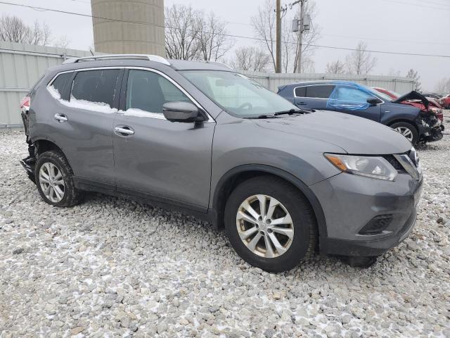 KNMAT2MV6GP630765 - 2016 NISSAN ROGUE S GRAY photo 4