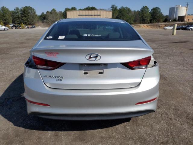 5NPD74LF1JH353842 - 2018 HYUNDAI ELANTRA SE SILVER photo 6