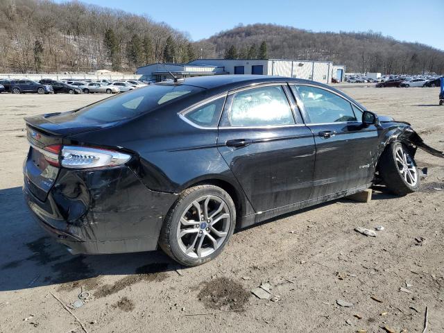 3FA6P0LU6HR325029 - 2017 FORD FUSION SE HYBRID BLACK photo 3