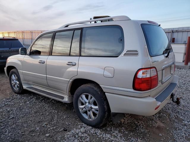 JTJHT00W333524189 - 2003 LEXUS LX 470 TAN photo 2