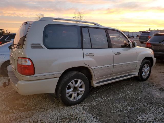 JTJHT00W333524189 - 2003 LEXUS LX 470 TAN photo 3