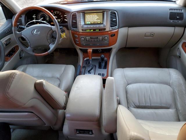 JTJHT00W333524189 - 2003 LEXUS LX 470 TAN photo 8