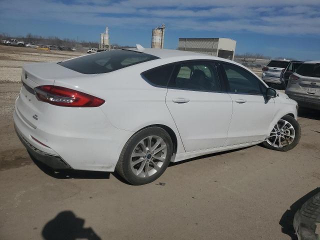 3FA6P0HD9LR230594 - 2020 FORD FUSION SE WHITE photo 3