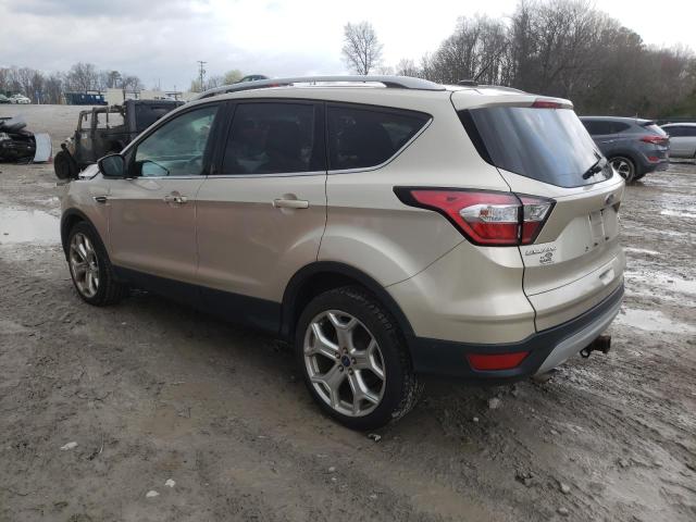 1FMCU9J95HUC43063 - 2017 FORD ESCAPE TITANIUM BEIGE photo 2