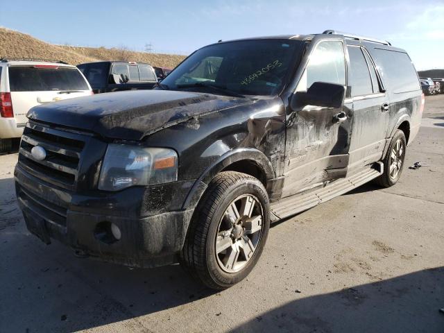 1FMFK20528LA78846 - 2008 FORD EXPEDITION EL LIMITED BLACK photo 1