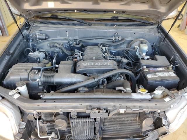 5TBRT34186S479284 - 2006 TOYOTA TUNDRA ACCESS CAB SR5 GRAY photo 11