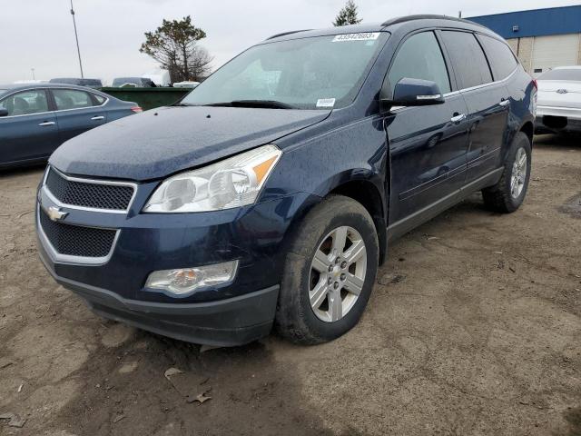 1GNKRGED5BJ339179 - 2011 CHEVROLET TRAVERSE L BLUE photo 1