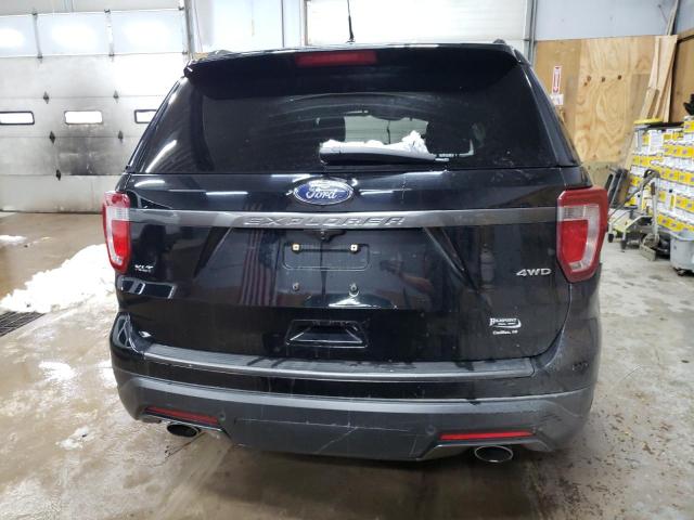 1FM5K8D83JGB06851 - 2018 FORD EXPLORER XLT BLACK photo 6