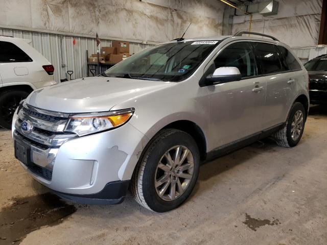 2FMDK4JC1EBB85012 - 2014 FORD EDGE SEL SILVER photo 1