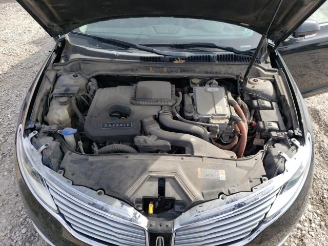 3LN6L2LU0DR828420 - 2013 LINCOLN MKZ HYBRID CHARCOAL photo 11