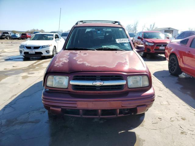 2CNBE634136928533 - 2003 CHEVROLET TRACKER LT MAROON photo 5