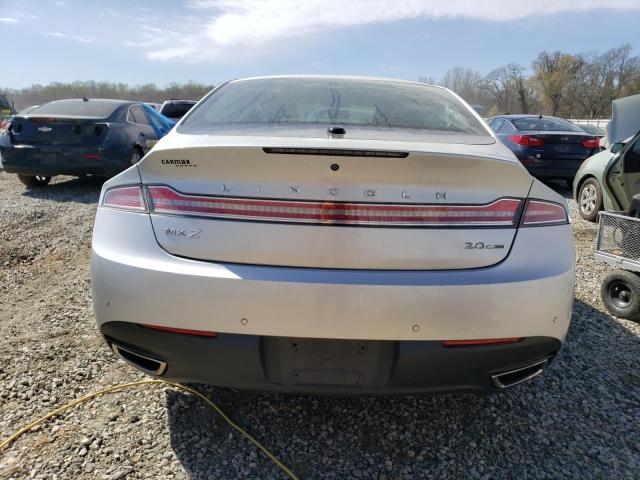 3LN6L2G95FR622227 - 2015 LINCOLN MKZ SILVER photo 6