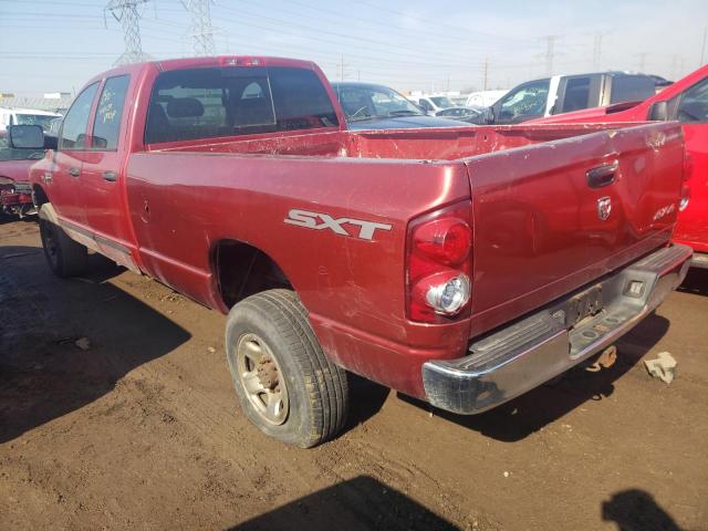 3D7KS28T49G543864 - 2009 DODGE RAM 2500 RED photo 2