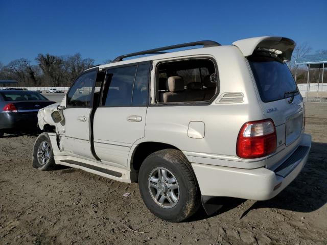 JT6HT00W5Y0078484 - 2000 LEXUS LX 470 WHITE photo 2