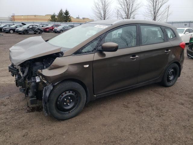 KNAHT8A30E7048367 - 2014 KIA RONDO BROWN photo 1