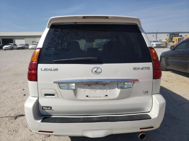 JTJBT20X770143091 - 2007 LEXUS GX 470 WHITE photo 6