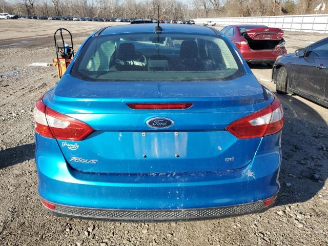 1FAHP3F22CL250499 - 2012 FORD FOCUS SE BLUE photo 6