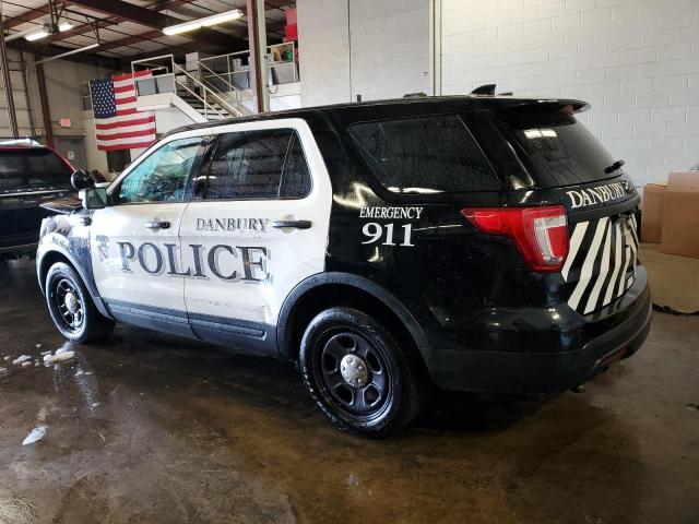 1FM5K8AR5HGD93875 - 2017 FORD EXPLORER POLICE INTERCEPTOR ორფეროვანი ფოტო 2