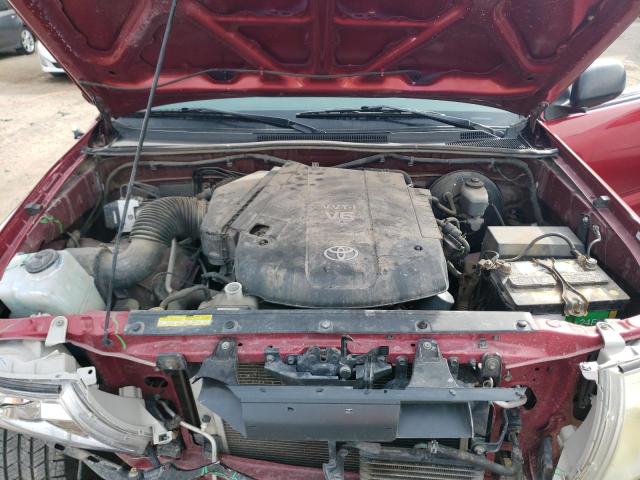 5TETU62N75Z070471 - 2005 TOYOTA TACOMA PRERUNNER ACCESS CAB BURGUNDY photo 11