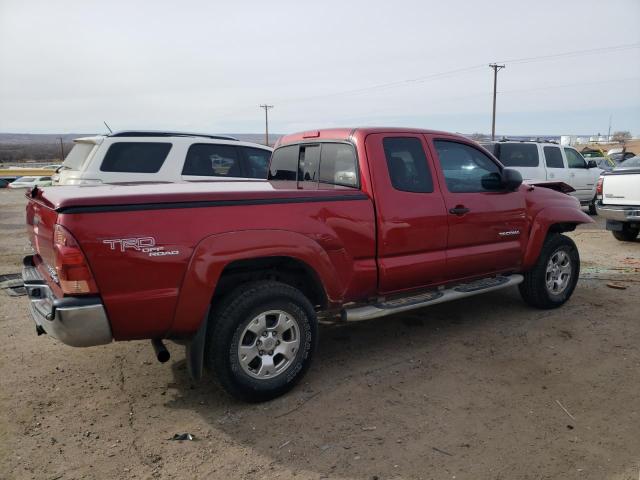 5TETU62N75Z070471 - 2005 TOYOTA TACOMA PRERUNNER ACCESS CAB BURGUNDY photo 3