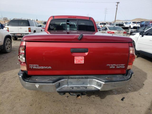 5TETU62N75Z070471 - 2005 TOYOTA TACOMA PRERUNNER ACCESS CAB BURGUNDY photo 6