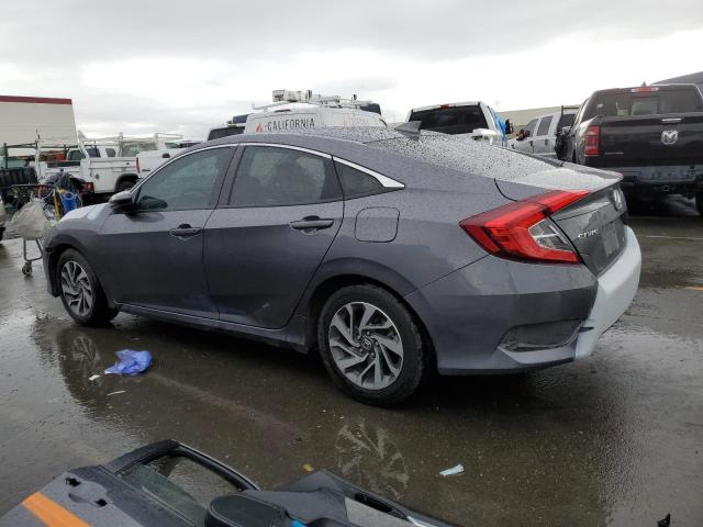 2HGFC2F79JH595656 - 2018 HONDA CIVIC EX GRAY photo 2