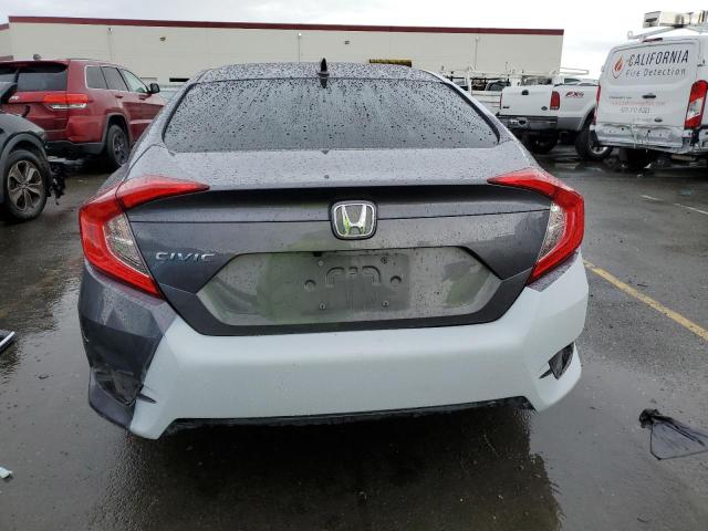 2HGFC2F79JH595656 - 2018 HONDA CIVIC EX GRAY photo 6