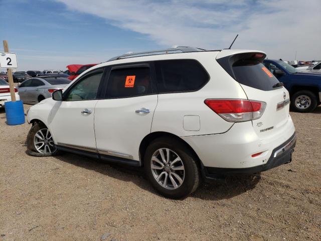 5N1AR2MM1DC604935 - 2013 NISSAN PATHFINDER S WHITE photo 2