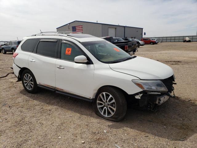 5N1AR2MM1DC604935 - 2013 NISSAN PATHFINDER S WHITE photo 4