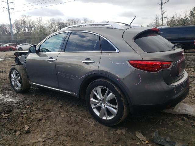 JN8CS1MW3EM411425 - 2014 INFINITI QX70 GRAY photo 2