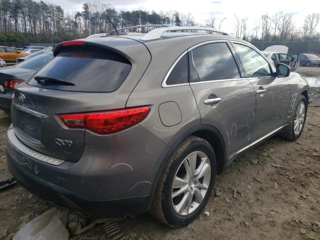 JN8CS1MW3EM411425 - 2014 INFINITI QX70 GRAY photo 3