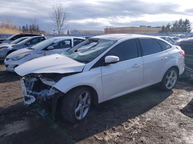 1FAHP3J29CL439089 - 2012 FORD FOCUS TITANIUM WHITE photo 1