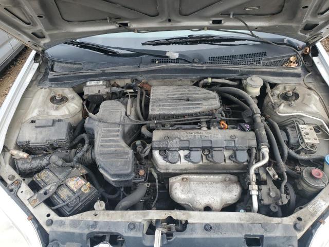 1HGEM22961L043373 - 2001 HONDA CIVIC SI SILVER photo 11