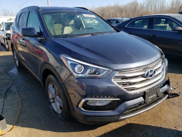 5XYZU3LB0HG445953 - 2017 HYUNDAI SANTA FE S GRAY photo 4